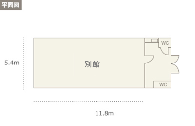 別館　平面図